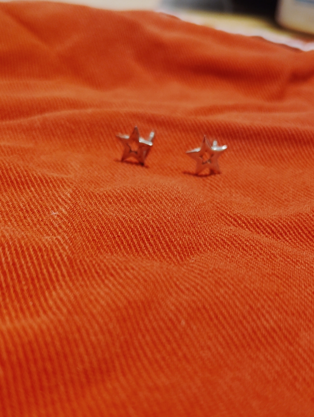 Silver Star Stud Earrings